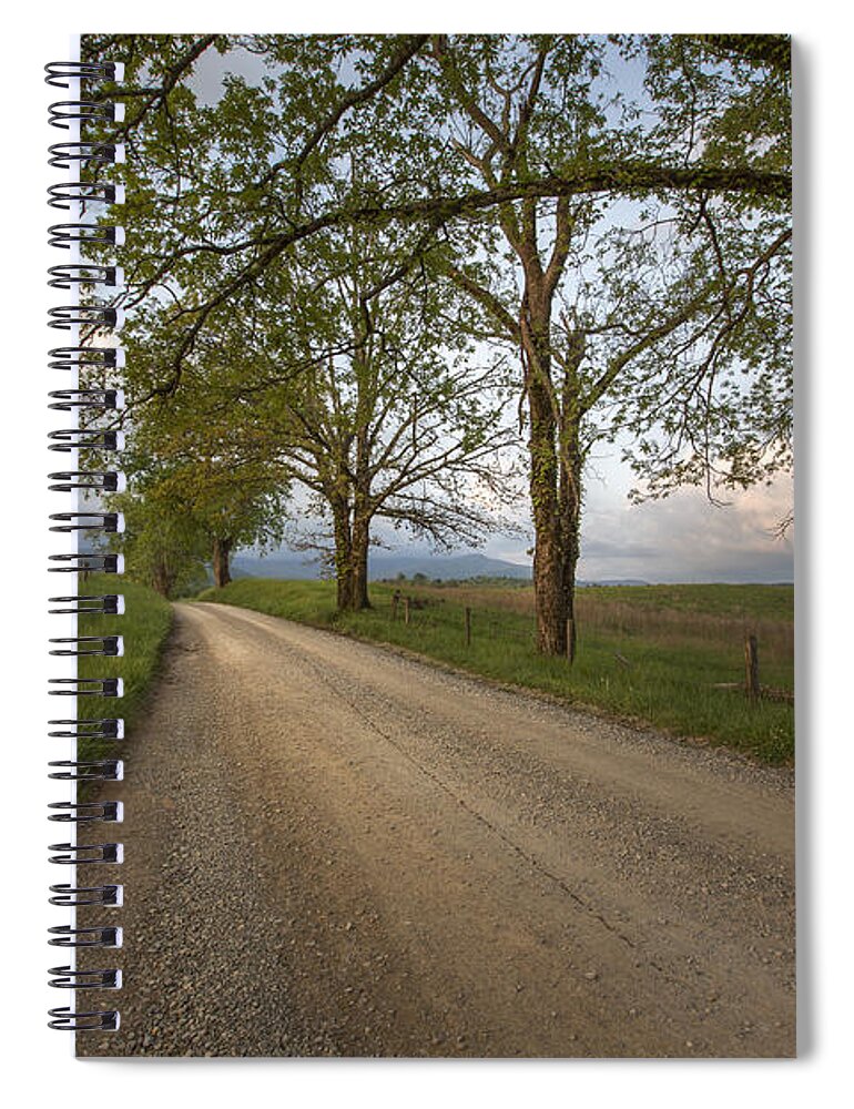 Horizontal Spiral Notebook featuring the photograph Road not Traveled II by Jon Glaser