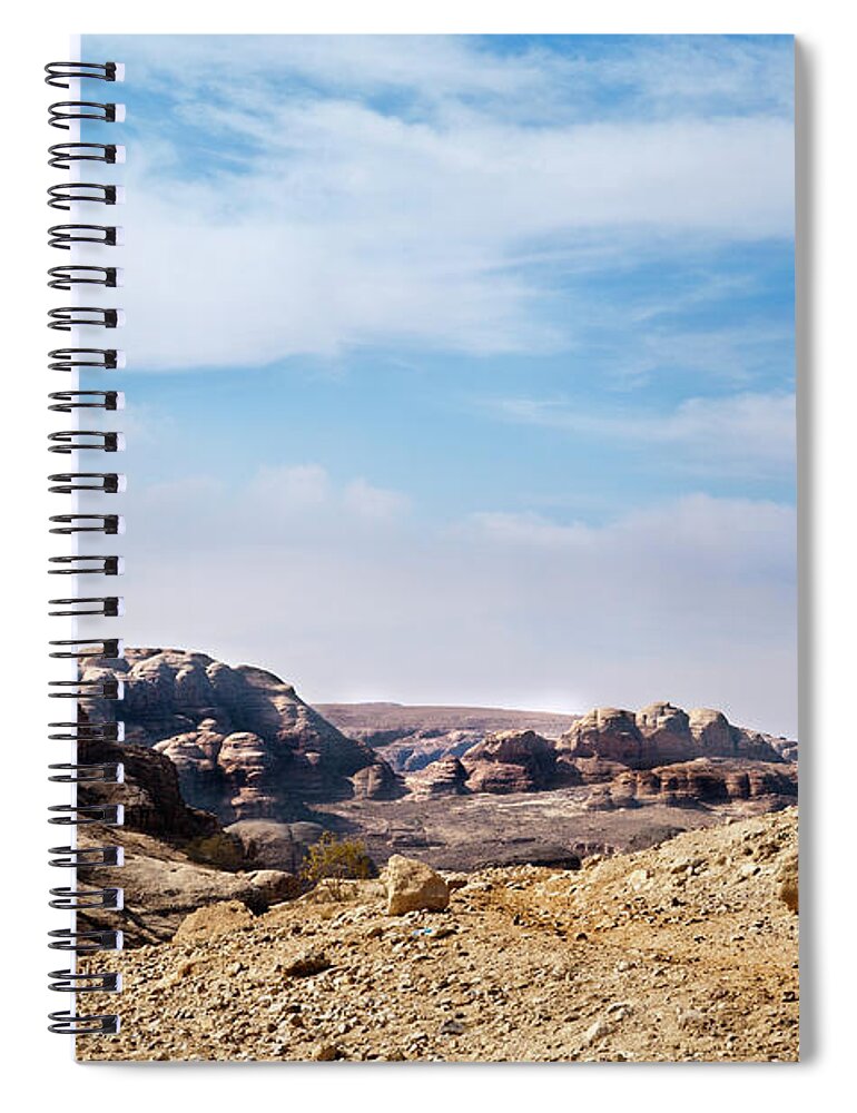 Scenics Spiral Notebook featuring the photograph Road To Petra by Kazakov