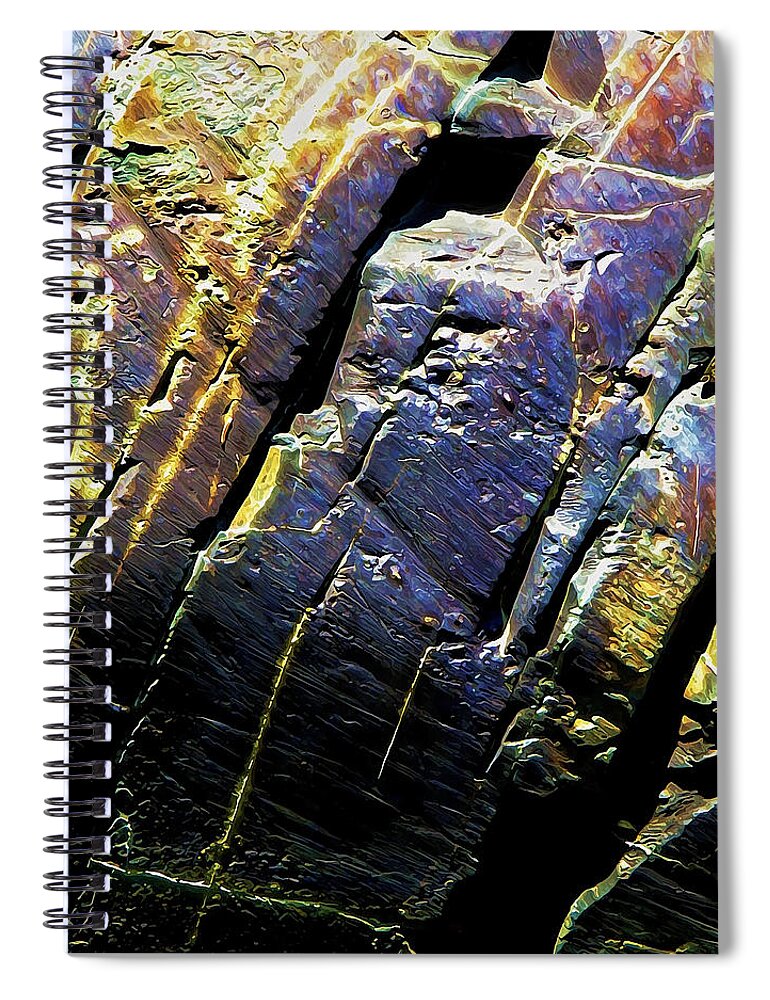 Nature Spiral Notebook featuring the photograph Rock Art 9 by ABeautifulSky Photography by Bill Caldwell