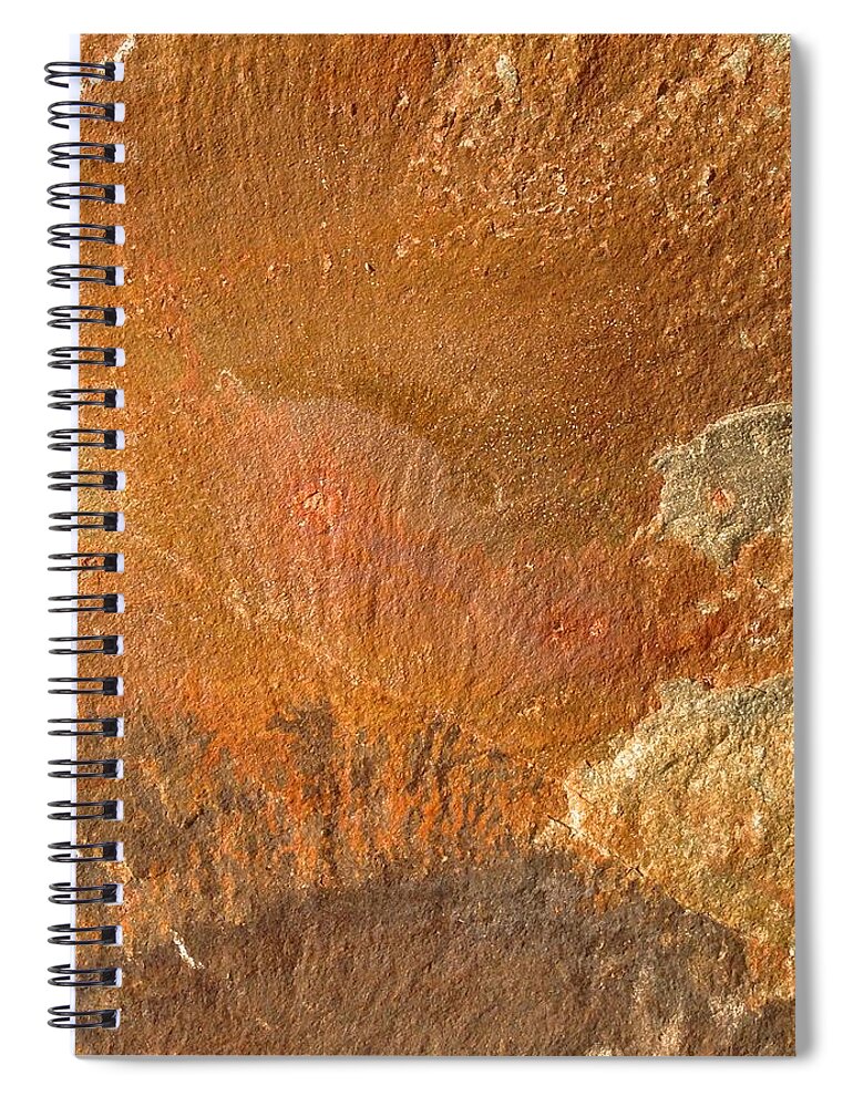 Rock Spiral Notebook featuring the photograph Rockscape 6 by Linda Bailey