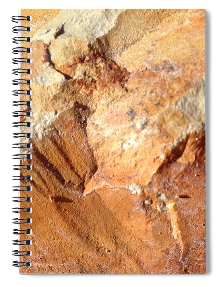 Rock Spiral Notebook featuring the photograph Rockscape 8 by Linda Bailey