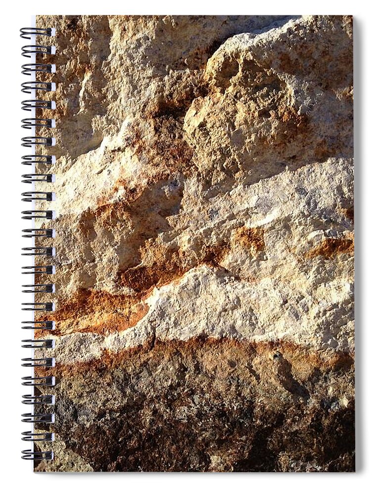 Rock Spiral Notebook featuring the photograph Rockscape 9 by Linda Bailey