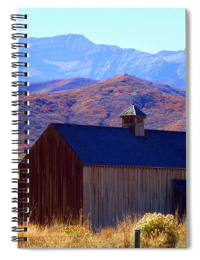 Rocky Spiral Notebook featuring the photograph Rocky Mountain Retreat by Jackie Carpenter