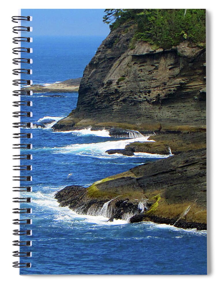Neah Bay Spiral Notebook featuring the photograph Rocky Shores by Tikvah's Hope