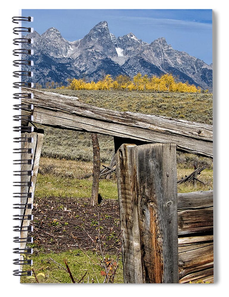 Grand Teton National Park Spiral Notebook featuring the photograph Room with a View by Kathleen Bishop