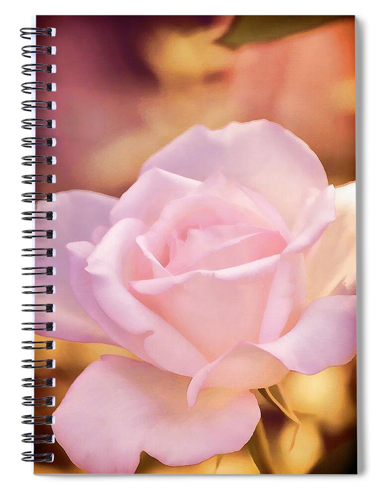 Floral Spiral Notebook featuring the photograph Rose 252 by Pamela Cooper