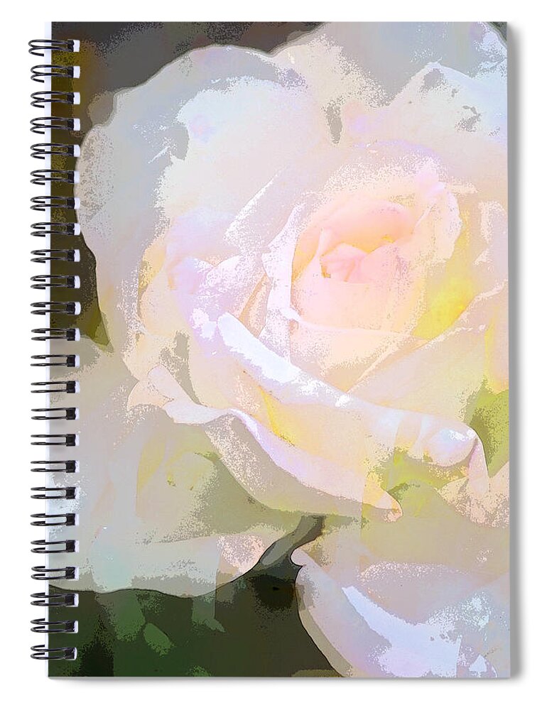 Floral Spiral Notebook featuring the photograph Rose 254 by Pamela Cooper