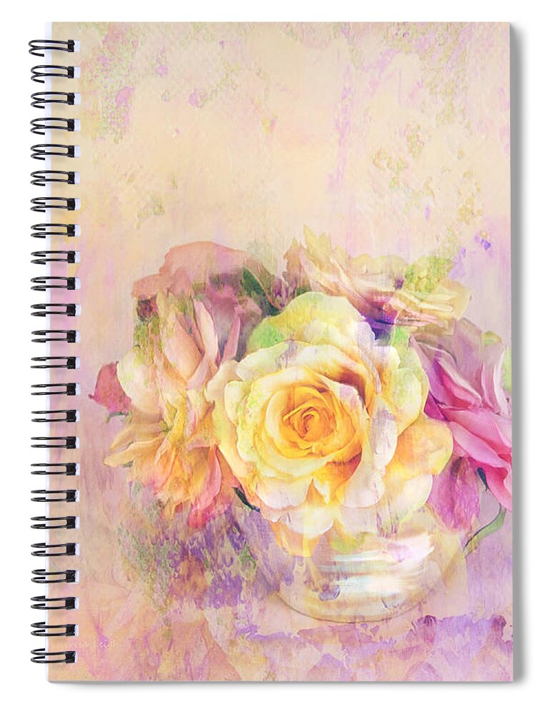 Rose Spiral Notebook featuring the photograph Rose Dream by Theresa Tahara