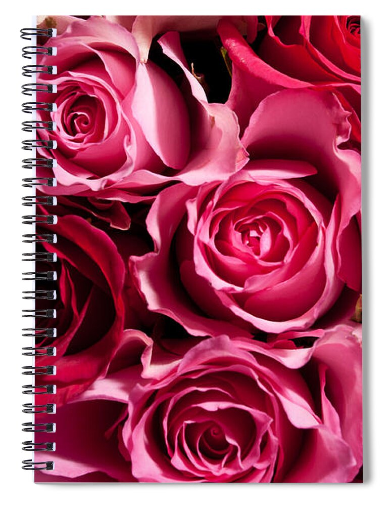 Flowers Spiral Notebook featuring the photograph Roses by Matt Malloy