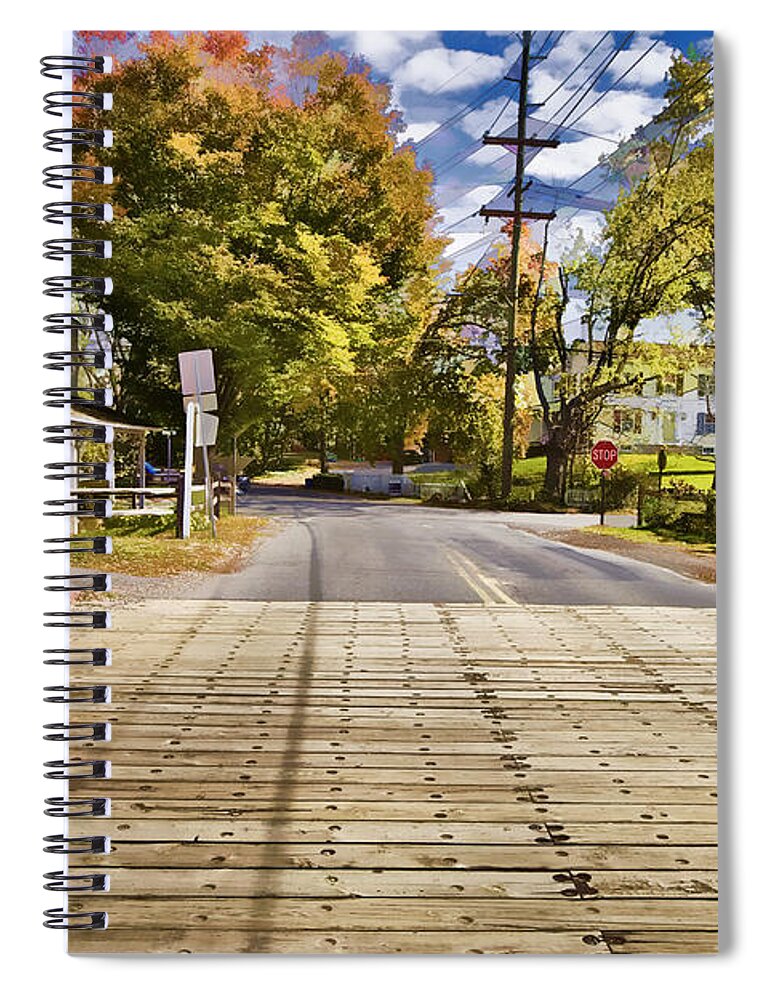 Americana Spiral Notebook featuring the photograph Rural America by David Letts