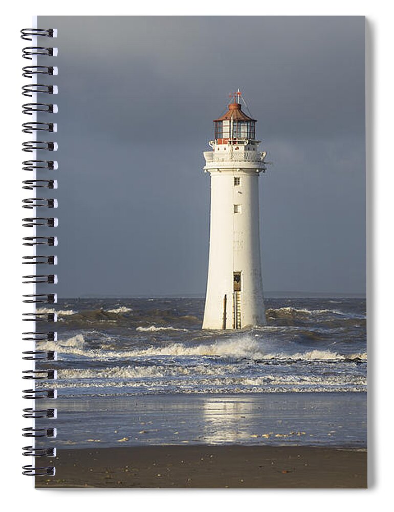 Sea Spiral Notebook featuring the photograph Safely Past by Spikey Mouse Photography