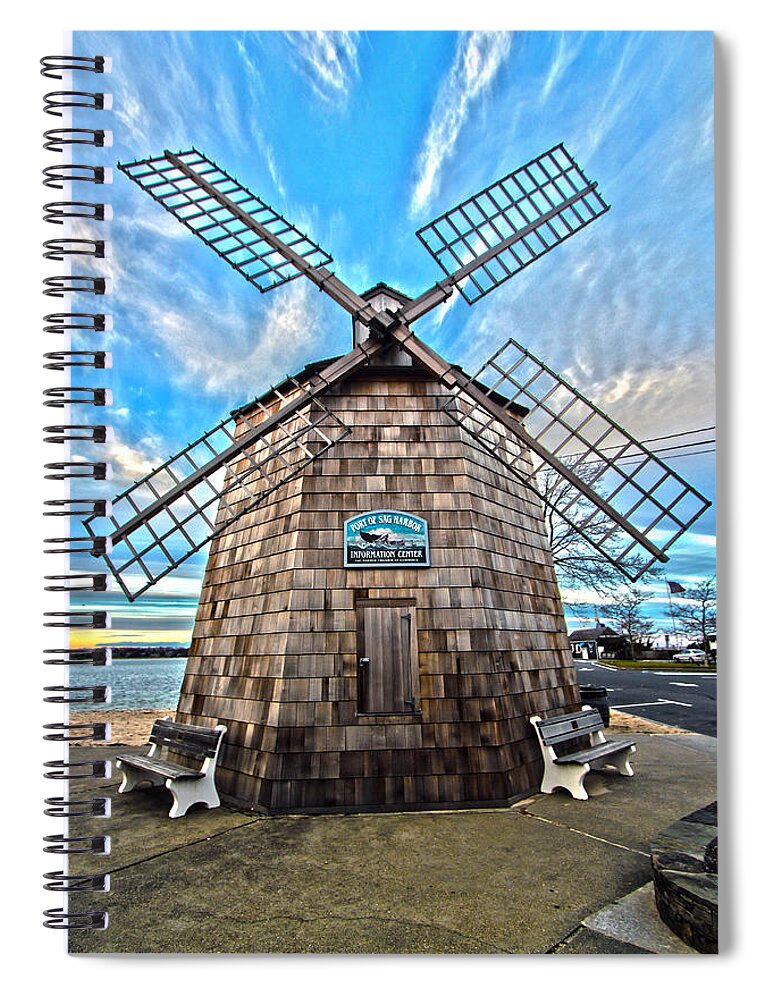 Sag Harbor Spiral Notebook featuring the photograph Sag Harbor Visitors Center by Robert Seifert