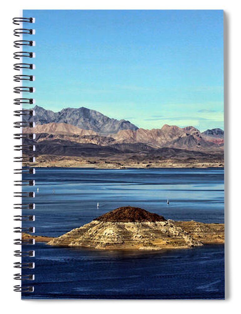 Lake Spiral Notebook featuring the photograph Sail away by Tammy Espino