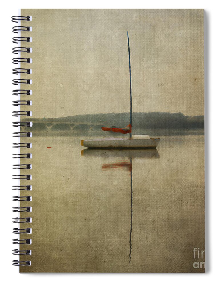 Sailboat Spiral Notebook featuring the photograph Sail Away with Me by Terry Rowe