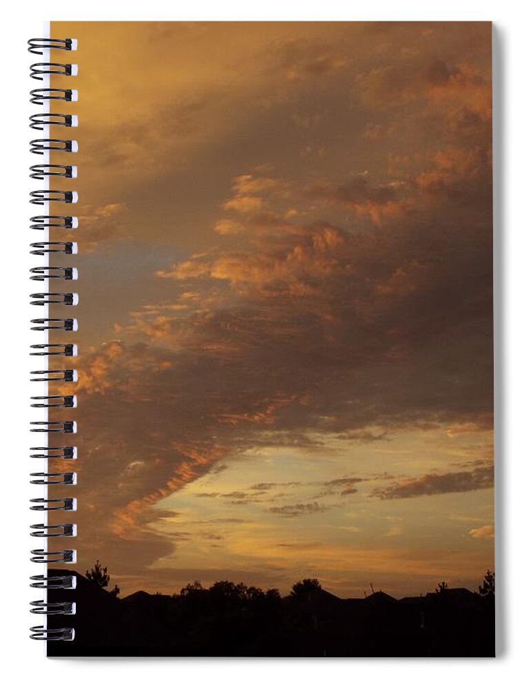 Lincoln Spiral Notebook featuring the photograph Sailor Take Warning by Caryl J Bohn