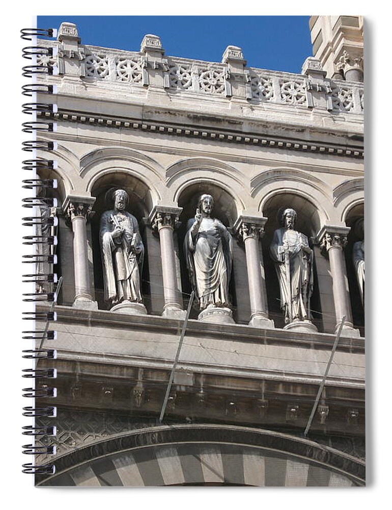 Saints Spiral Notebook featuring the photograph Saints Cathedral de la Major by Christiane Schulze Art And Photography