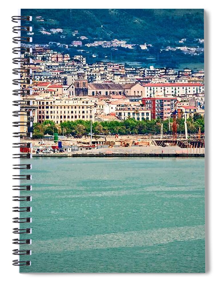 Salerno Spiral Notebook featuring the photograph Salerno by Will Wagner