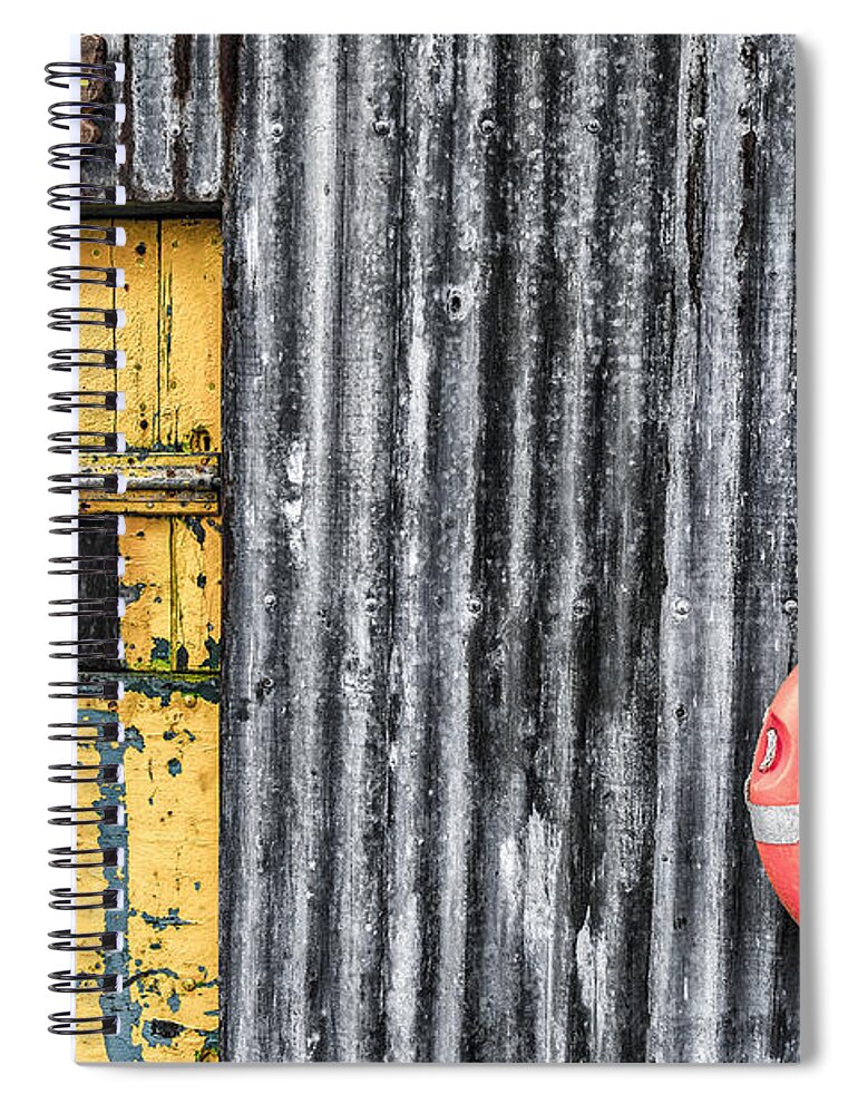 Dunseverick Spiral Notebook featuring the photograph Sammy's Hut by Nigel R Bell