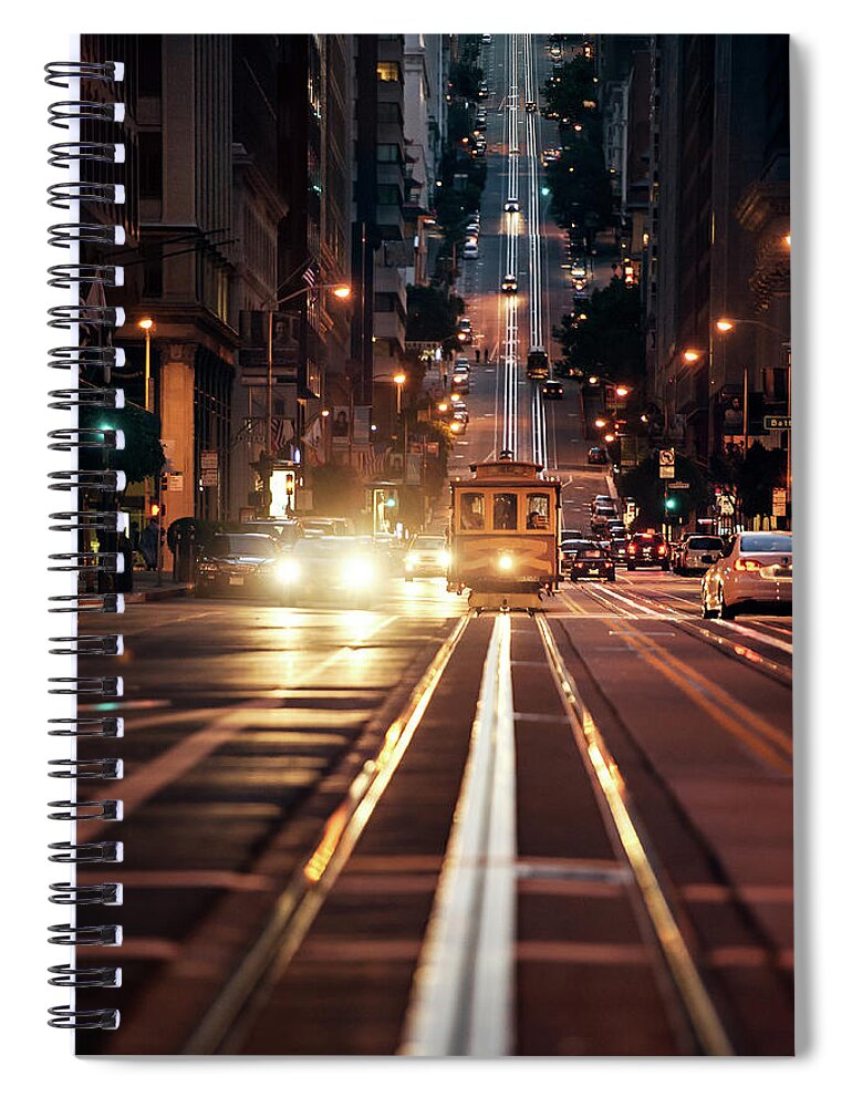 San Francisco Spiral Notebook featuring the photograph San Francisco by Phoenix Wang
