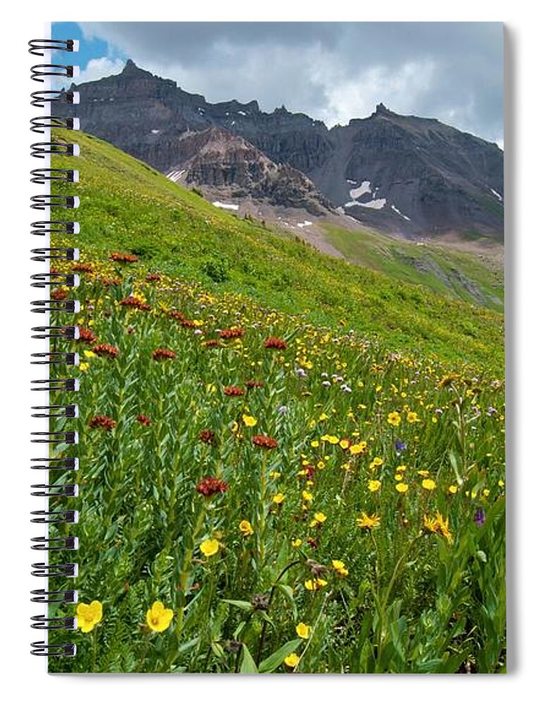 Landscape Spiral Notebook featuring the photograph San Juans Summer by Cascade Colors