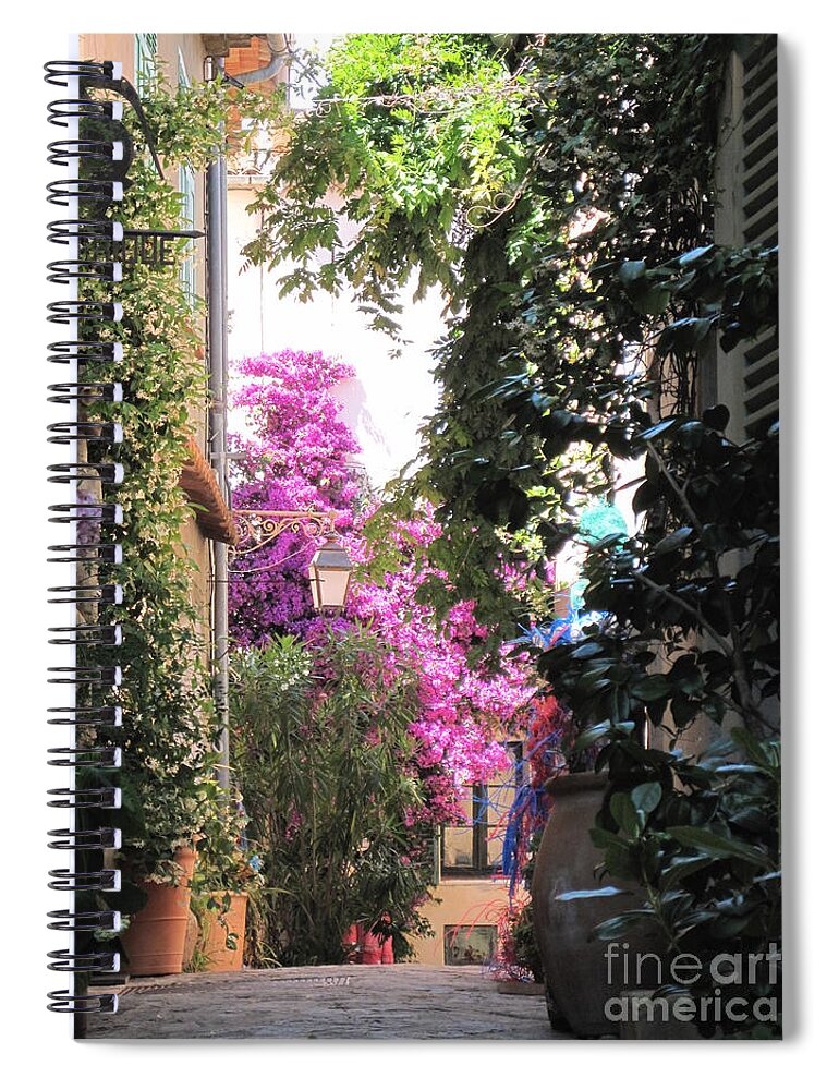 French Riviera Spiral Notebook featuring the photograph St Tropez by HEVi FineArt