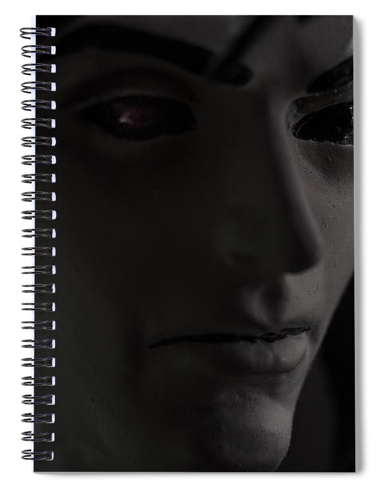 Dream Spiral Notebook featuring the photograph Sandman Portrait - Morpheus by Jim Shackett