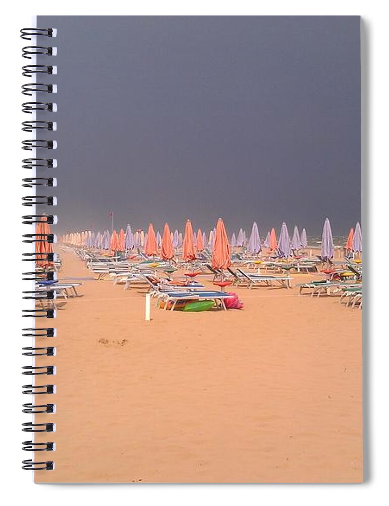 Tranquility Spiral Notebook featuring the photograph Sandstorm by Paolo B.