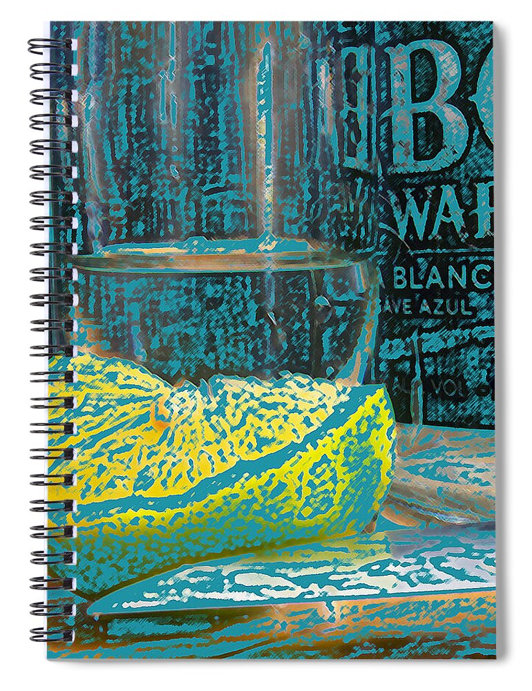 Tequila Spiral Notebook featuring the photograph Sans Sal by Joe Schofield