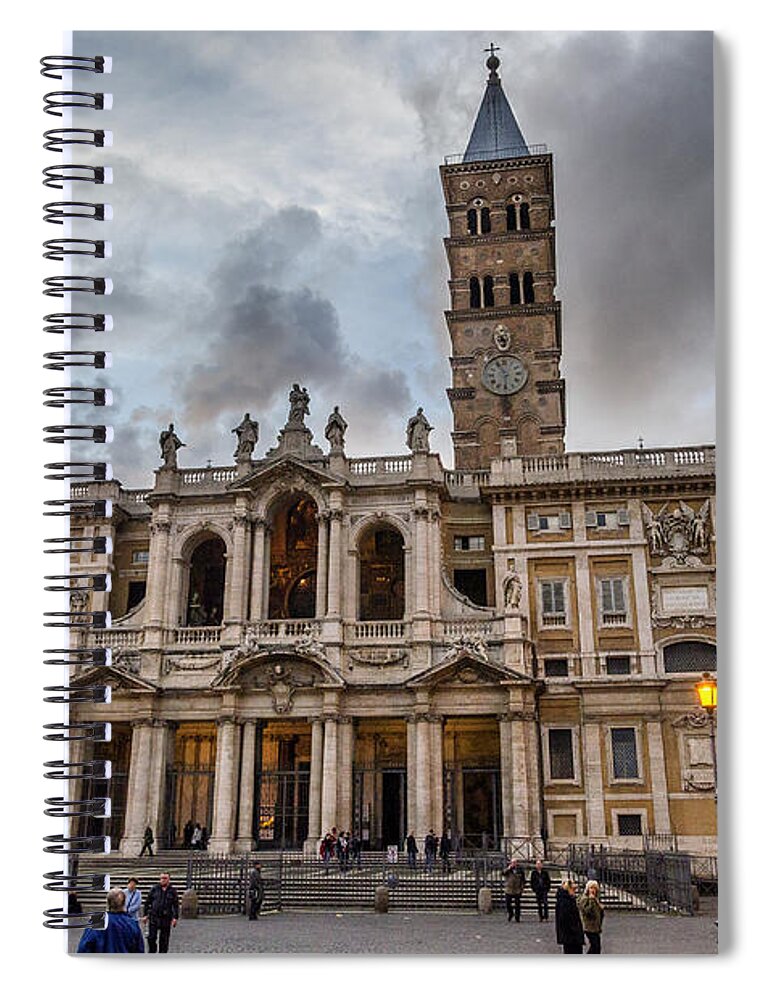 Santa Spiral Notebook featuring the photograph Santa Maria Maggiore by Pablo Lopez