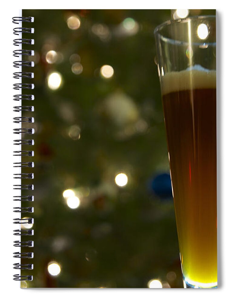 Matt Matekovic Spiral Notebook featuring the photograph Santas Gift 2 by Photographic Arts And Design Studio