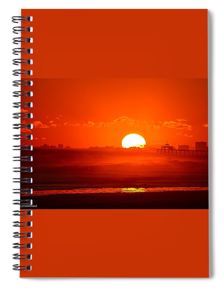 Sunset Spiral Notebook featuring the photograph Says It All by Mary Hahn Ward