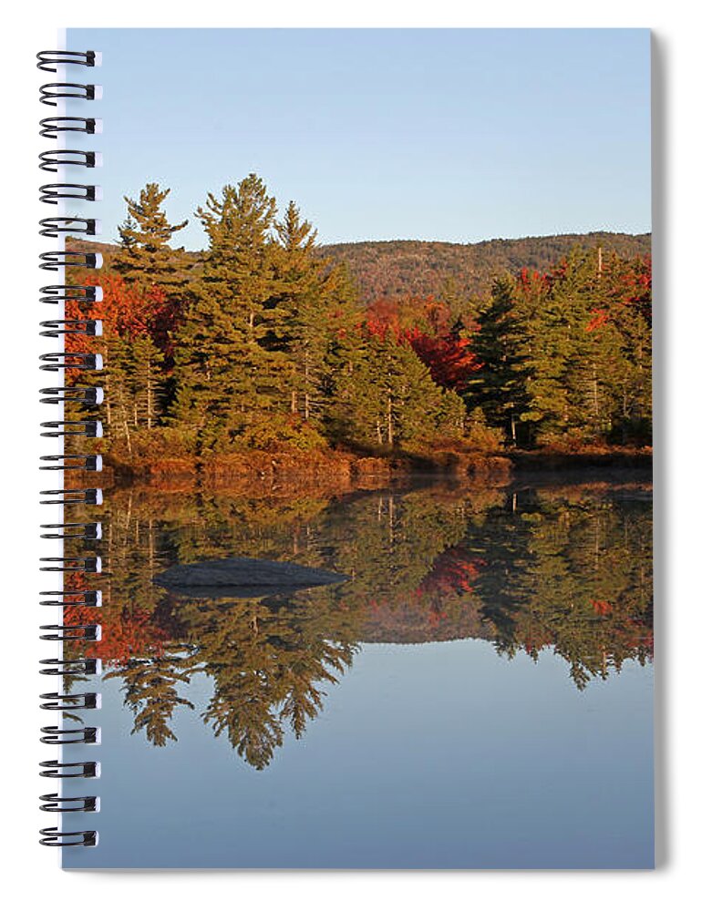 New Spiral Notebook featuring the photograph Scenic New England by Juergen Roth