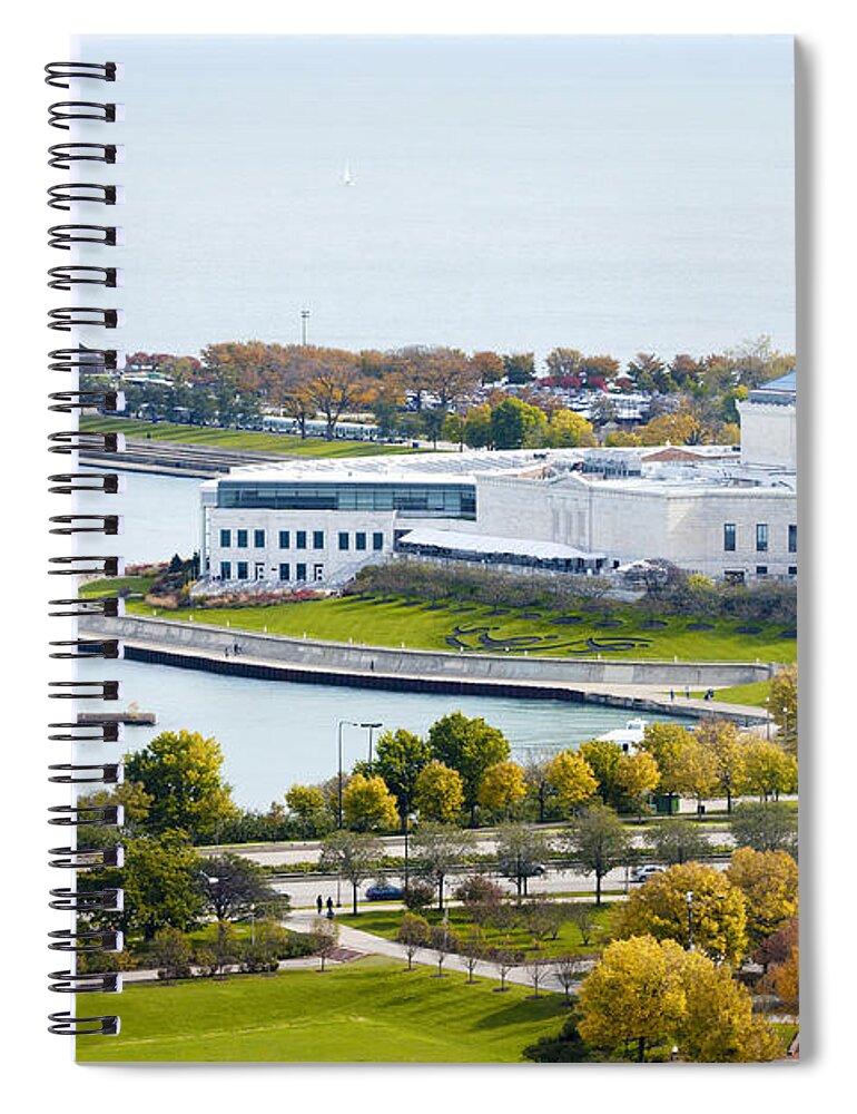 Chicago Spiral Notebook featuring the photograph Sea and Sky by Patty Colabuono
