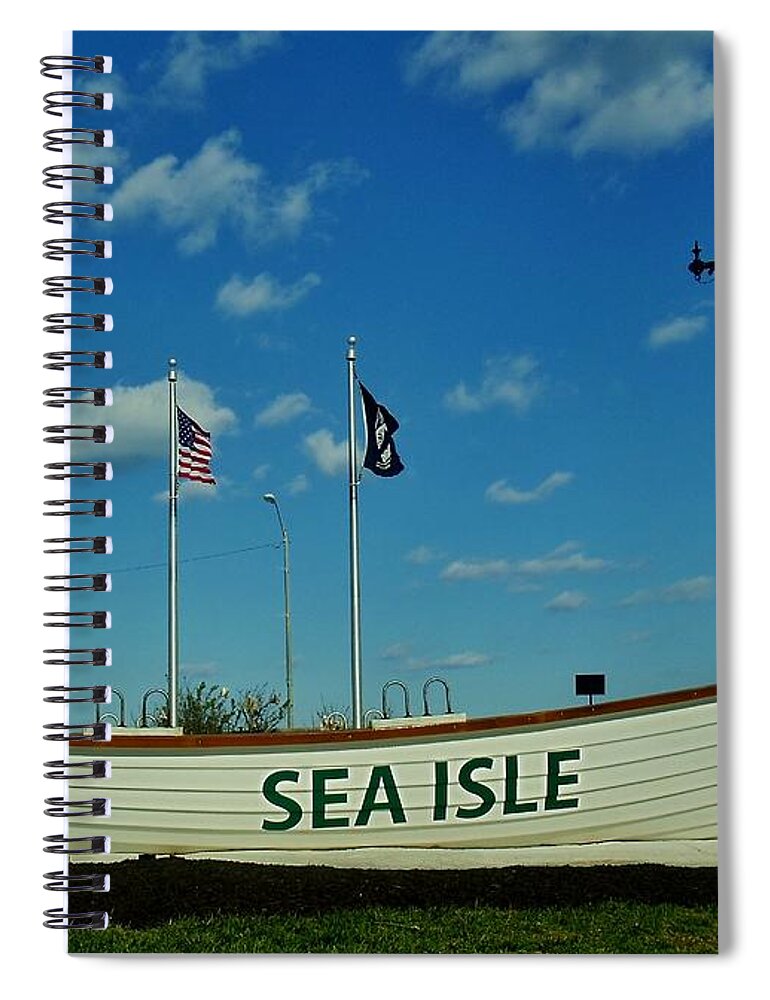 Sea Isle City Spiral Notebook featuring the photograph Sea Isle City by Ed Sweeney