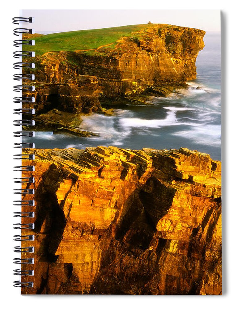Europe Spiral Notebook featuring the photograph Sea of Time by Edmund Nagele FRPS