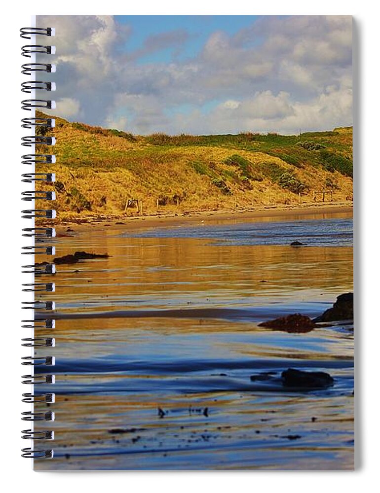 Blair Stuart Spiral Notebook featuring the photograph Seascape at Phillip island by Blair Stuart