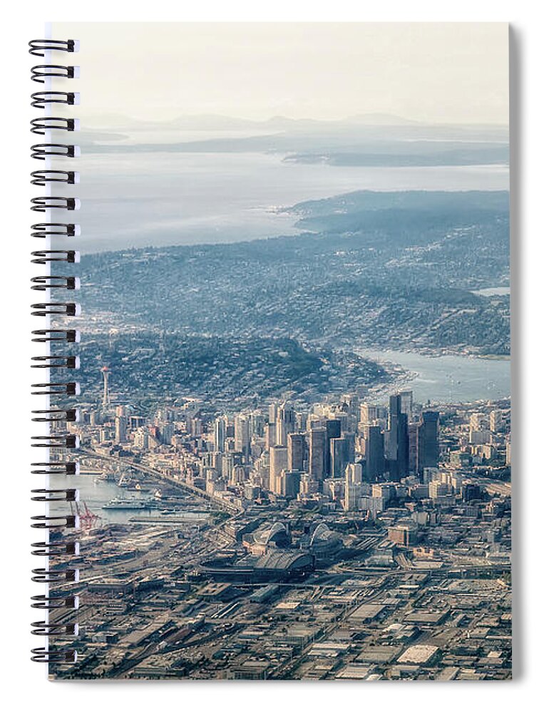 Tranquility Spiral Notebook featuring the photograph Seattle- by Paul Newell