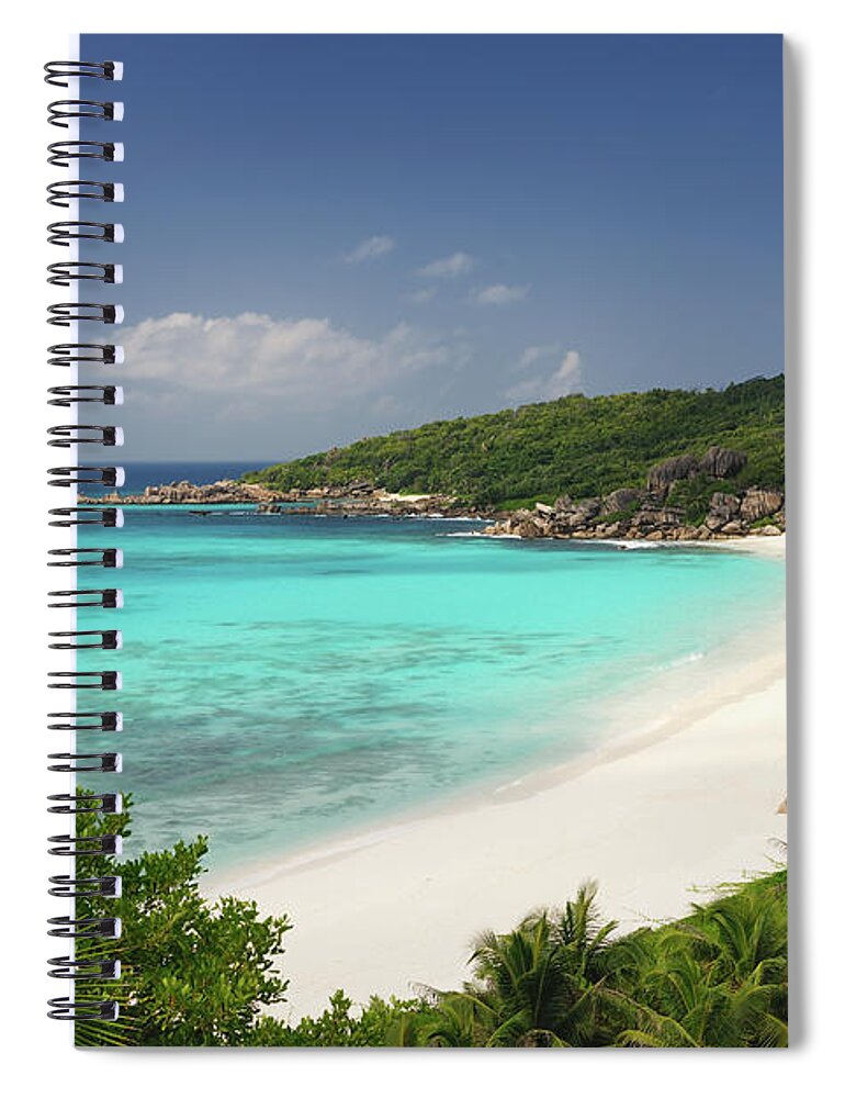 Tropical Rainforest Spiral Notebook featuring the photograph Secluded Tropical Bay by 4fr