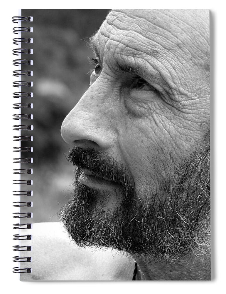 Man Spiral Notebook featuring the photograph Seeing Into The Future by Rory Siegel