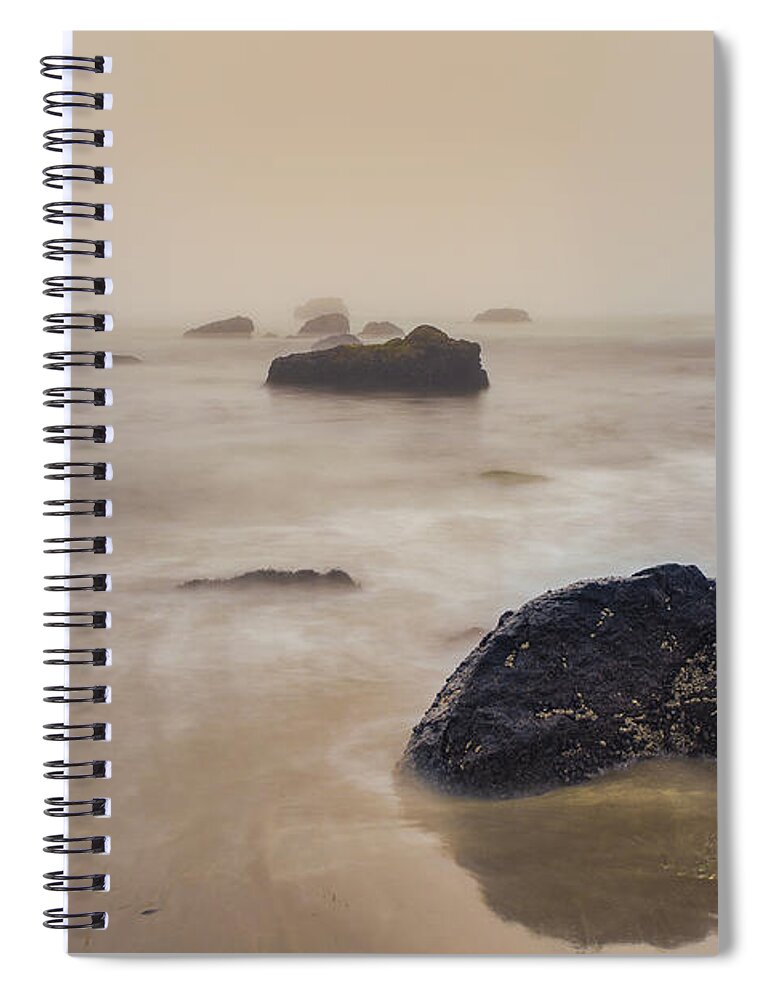 Pacific Ocean Spiral Notebook featuring the photograph Sehnsucht by Adam Mateo Fierro