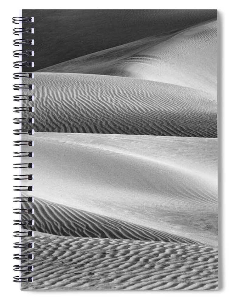 Scenery Spiral Notebook featuring the photograph Sensuality by Jon Glaser