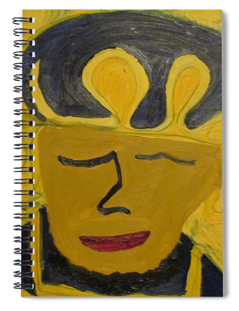 September 11 Spiral Notebook featuring the painting September Eleventh by Shea Holliman