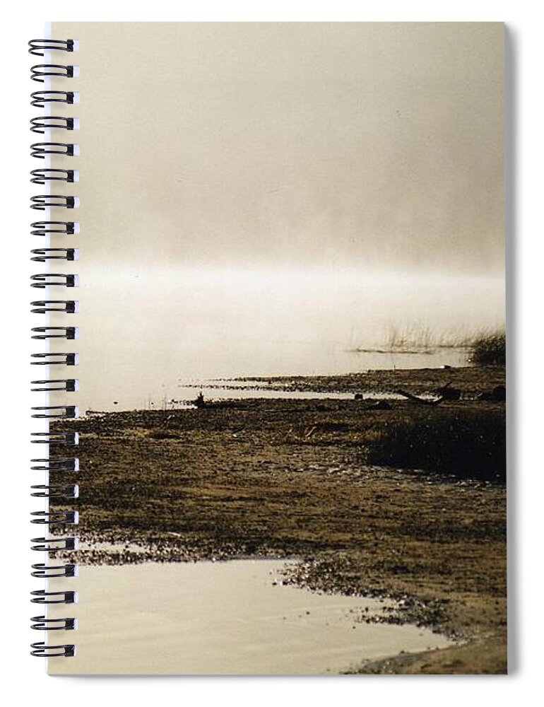 Landscape Spiral Notebook featuring the photograph September Morning by David Porteus