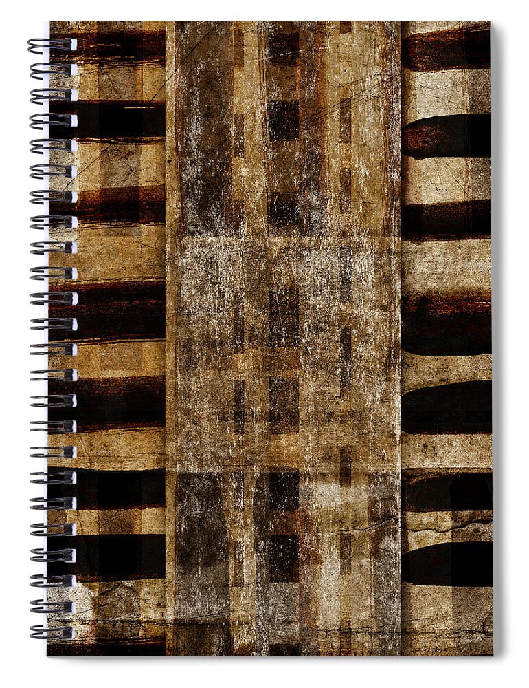 Brown Spiral Notebook featuring the photograph Serengeti 6 by Carol Leigh