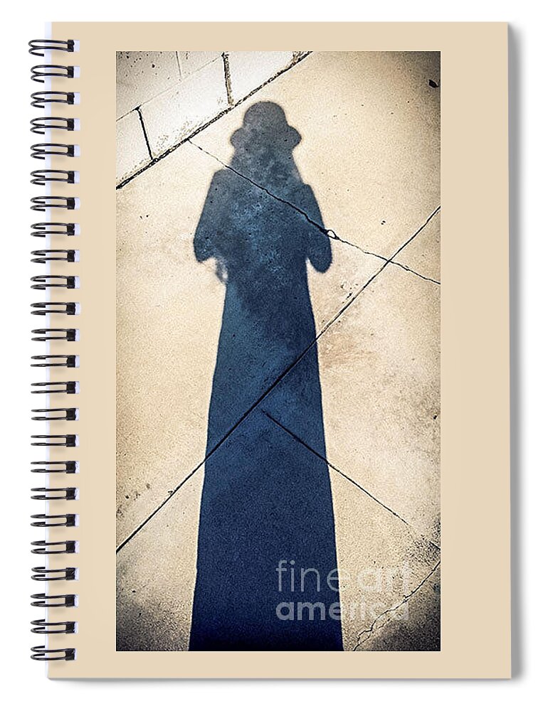 Urban Spiral Notebook featuring the photograph Shadow of Life No.25 by Fei A