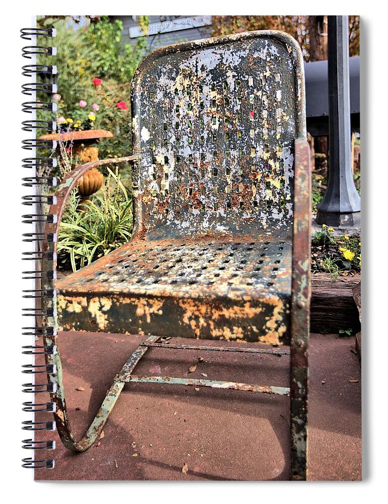 7308 Spiral Notebook featuring the photograph Shedding by Gordon Elwell