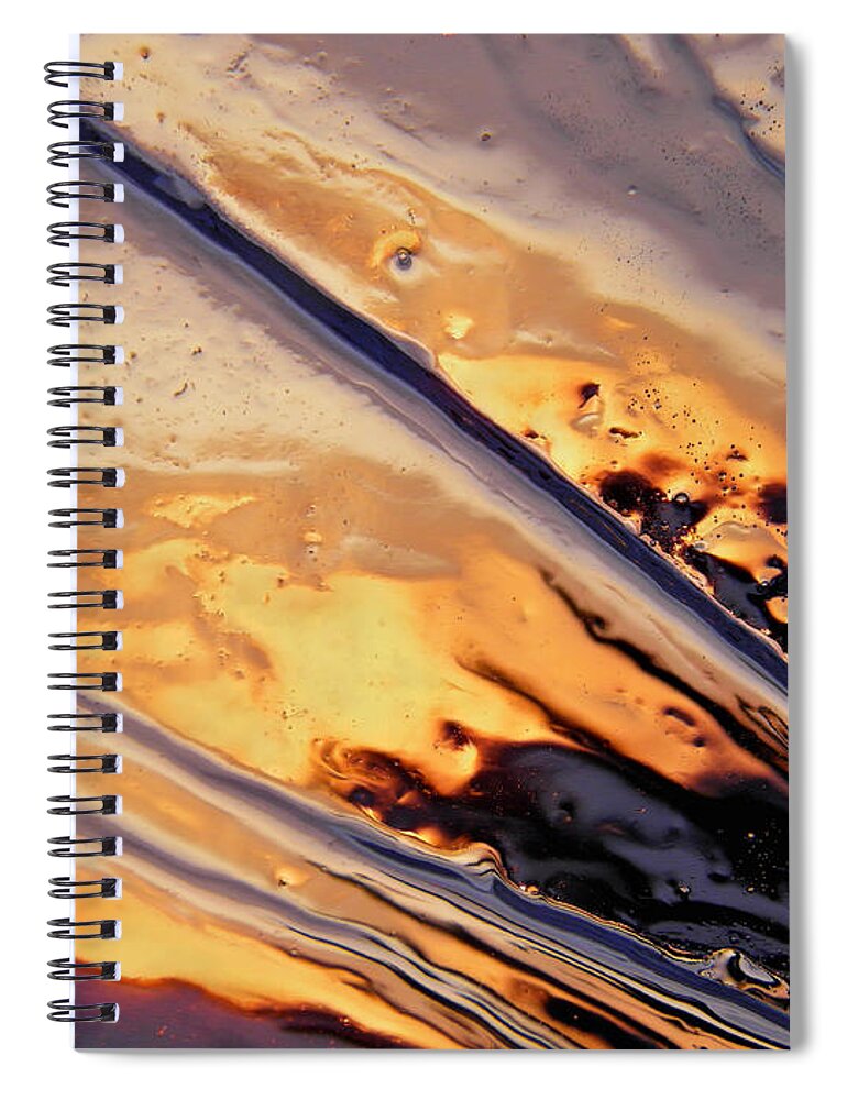 Sunset Spiral Notebook featuring the photograph Shining by Sami Tiainen