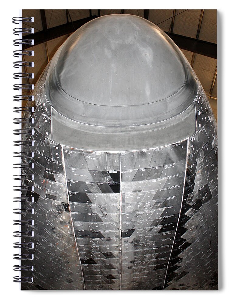 California Spiral Notebook featuring the photograph Shuttle Frontal by David Nicholls