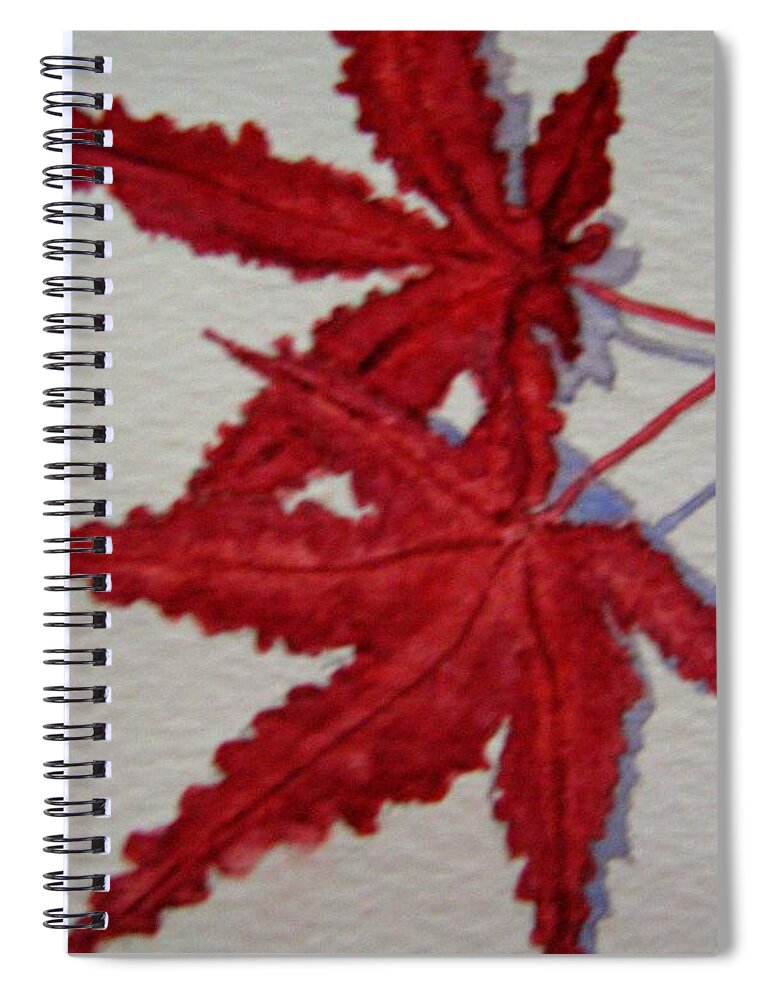 Autumn Spiral Notebook featuring the painting Simply Autumn by Leanne Seymour