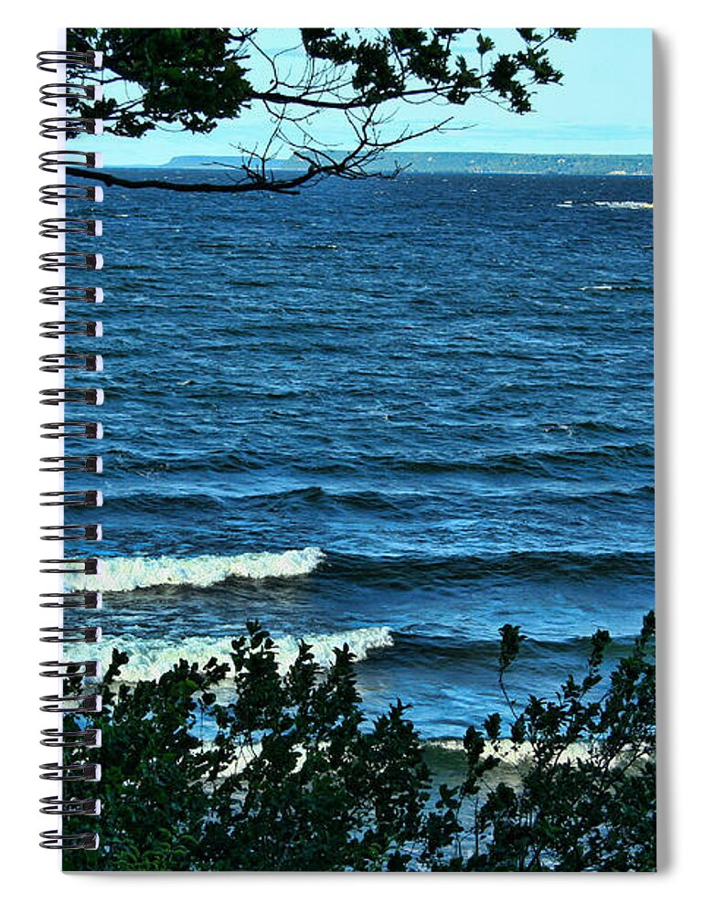 Sister Bay Spiral Notebook featuring the photograph Sister Bay WI by Tommy Anderson